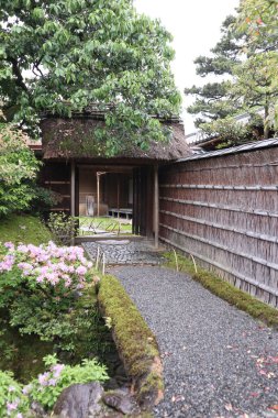 Katsura 'daki Chu-mon Kapısı İmparatorluk Köşkü, Kyoto, Japonya