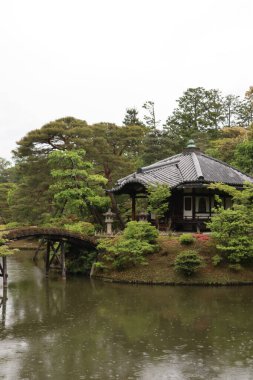 Onrin-do ve Japon bahçesi Katsura İmparatorluk Köşkü, Kyoto, Japonya