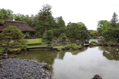 Shokin-tei ve Japon bahçesi Katsura İmparatorluk Konağı, Kyoto, Japonya