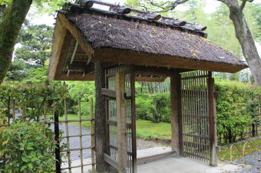 Katsura İmparatorluk Köşkü Miyuki-mon Kapısı, Kyoto, Japonya
