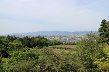 Shugakuin İmparatorluk Konağı 'ndan Panorama Manzarası, Kyoto, Japonya