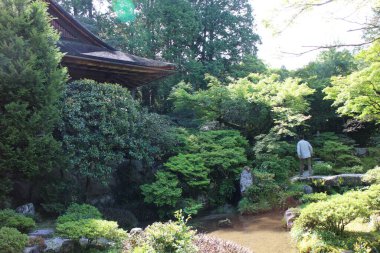 Shugakuin İmparatorluk Konağı 'ndaki Orta Villa, Kyoto, Japonya