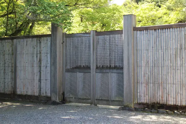 stock image Omote-mon Gate in Shugakuin Imperial Villa, Kyoto, Japan