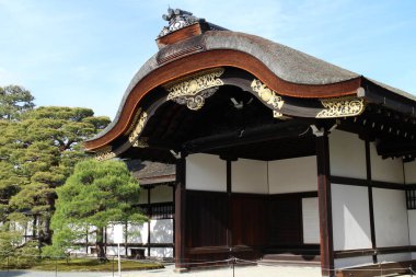 Okuruma-yose in Kyoto Imperial Palace, Japan clipart