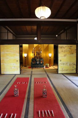 Otsu, Shiga, Japonya 'daki Enman-in Tapınağı' nın içinde.