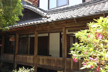 Otsu, Shiga, Japonya 'daki Enman-in Tapınağı' nın içinde.