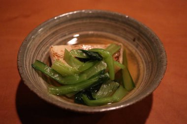 Japon mutfağı: ringa balığı ve komatsuna.