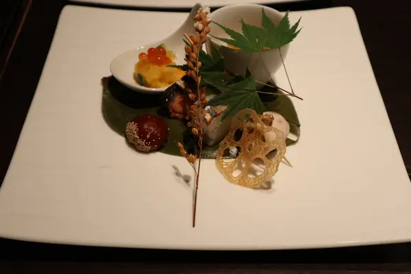 stock image Japanese appetizer plate in Japan