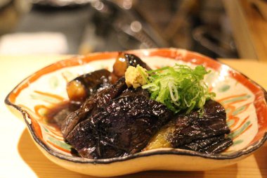 Japon mutfağı: Kyoto, Japonya 'da haşlanmış ringa balığı ve patlıcan