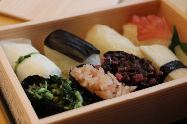 Japon mutfağı: Kyoto, Japonya 'da suşi turşusu.