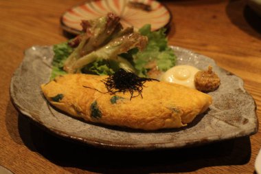 Japonya, Kyoto 'da Japon omleti.