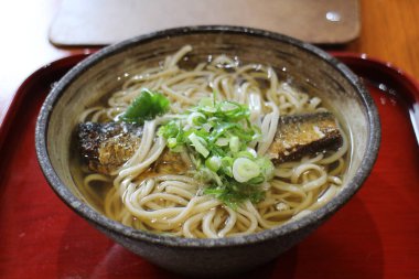 Japon mutfağı: Kyoto, Japonya 'da ringalı soba eriştesi.
