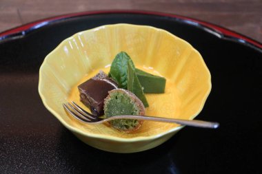 Wagashi (Japon tatlısı) Kyoto, Japonya 'da