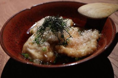 Japonya 'nın Kyoto şehrinde Obanzai (Japon mutfağının geleneksel stili)