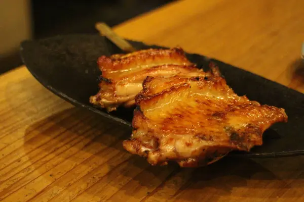 stock image Yakitori : Tebasaki (chicken wing) in Kyoto, Japan