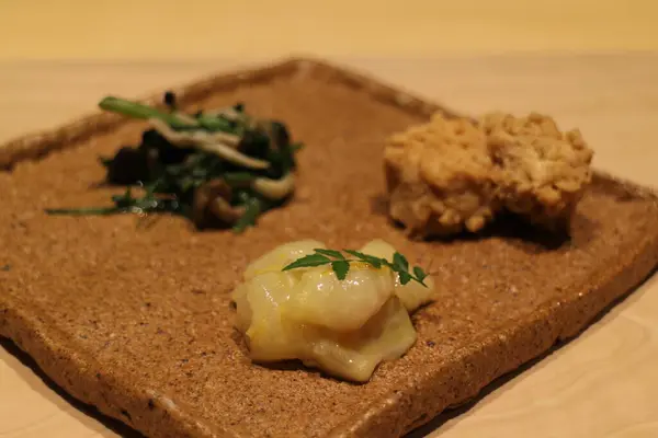 stock image Obanzai (traditional style of Japanese cuisine native to Kyoto) plate in Kyoto, Japan