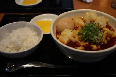 Japon mutfağı: Tokyo, Japonya 'da baharatlı körili udon eriştesi.