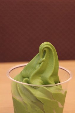 Tokyo, Japonya 'da yumuşak kibrit çayı dondurması.