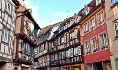 Fransa 'nın eski Colmar kasabası