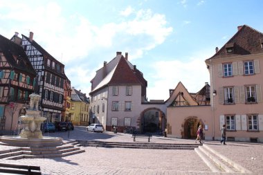 Fransa 'nın eski Colmar kasabası