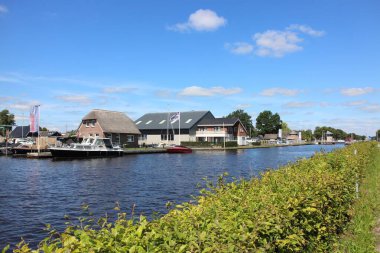 Hollanda, Giethoorn 'daki Beukers-Steenwijk Kanalı