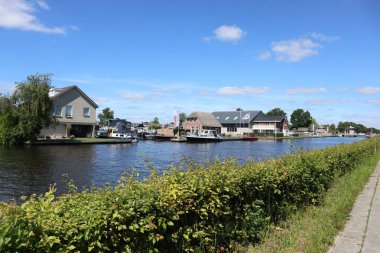 Hollanda, Giethoorn 'daki Beukers-Steenwijk Kanalı