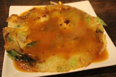 Tayvan mutfağı: o-a-tsian (istiridye omleti)