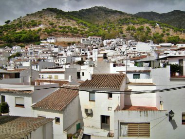İspanya 'nın Mijas kentindeki Panorama manzarası