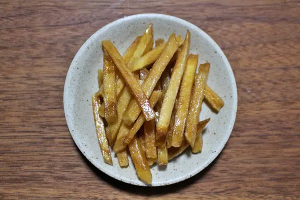 Japon aperatifi: imo-kenpi (şekerli tatlı patates)