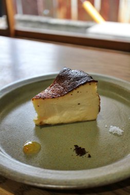 Kurashiki, Japonya 'da Bask peynirli keki.