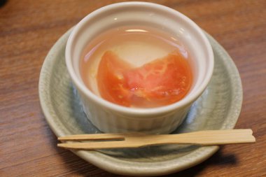 Japonya 'da domates kompostosu (güveç domates)