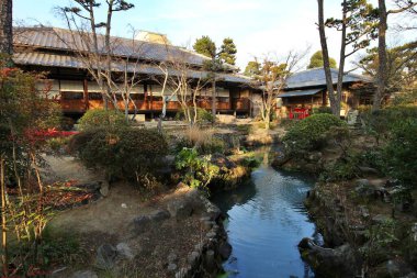 Kurashiki Bikan Tarihi Bölgesi, Japonya 'da Shinkei-en (Japon bahçesi)