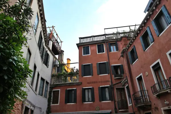 Morning view of the old town in the San Marco district of Venice, Italy
