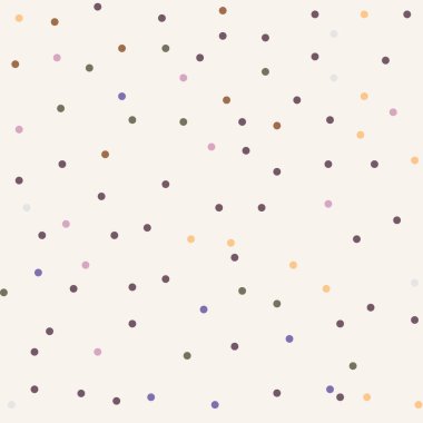 Renkli polka, şirin arka planda pürüzsüz desen oluşturuyor. Hafif bir geri dönüş. çocuk arkaplanı, kağıt üzerine tekstil yazdırmak için