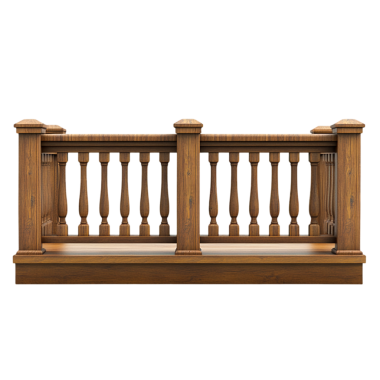 Beyaz zemin üzerinde izole edilmiş balkon taşı parmaklıkları