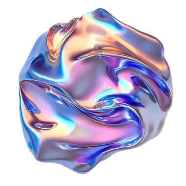 3d Soyut Parlak Sıvı Metal Biçimi