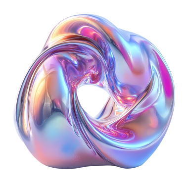 Soyut yanardöner sıvı formu, akışkan, parlak, mor ve mavi metalin dijital yapılandırması