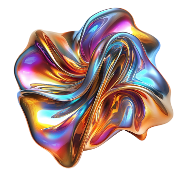 Soyut yanardöner sıvı formu, akışkan, parlak, mor ve mavi metalin dijital yapılandırması