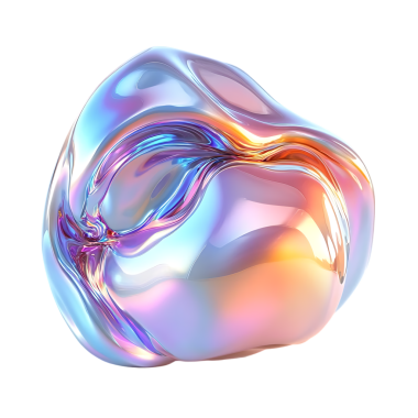 Soyut yanardöner sıvı formu, akışkan, parlak, mor ve mavi metalin dijital yapılandırması