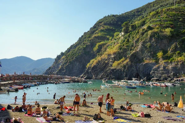 stock image Vernazza, Italy; July 2022; Summer in Vernazza