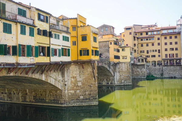 Θέα Από Ponte Vecchio Φλωρεντία — Φωτογραφία Αρχείου
