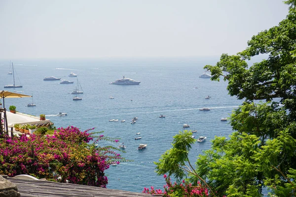 Piękny Widok Ocean Wybrzeża Amalfi — Zdjęcie stockowe