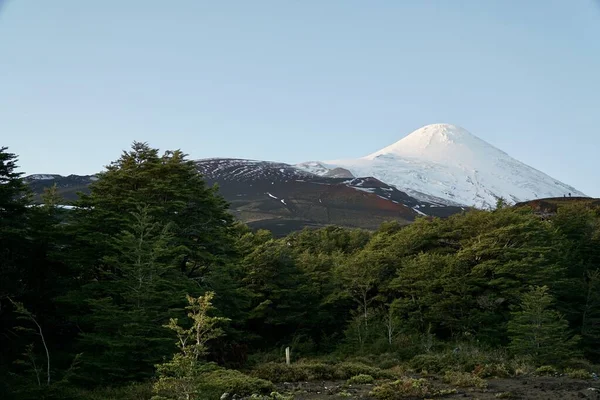 Immagine Vulcano Durante Autunno Volcan Osorno Cile — Foto Stock