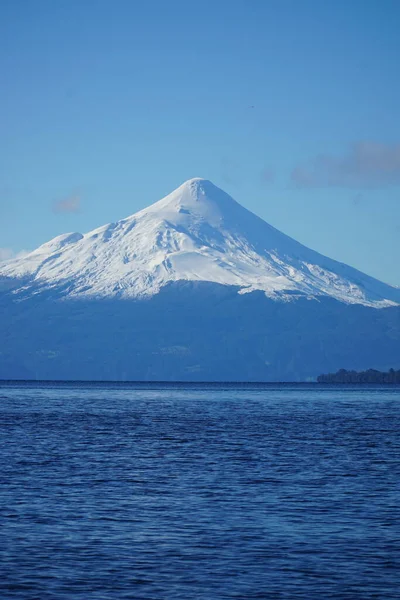 Osorno Volcano Llanquigue Lake South Chile — Stock Photo, Image