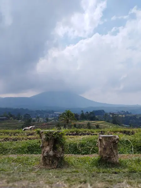 stock image Bali Island : view from a mountain top