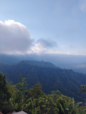 Bali Endonezya: Dağların güzel manzarası