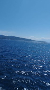 Bali Endonezya: Pencereden denize bakış