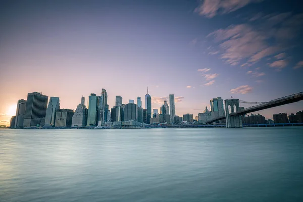 Manhattan Golden Hour New York — Photo