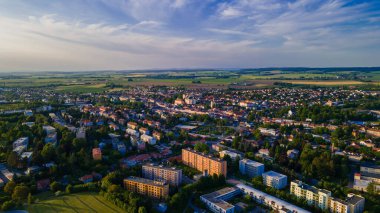 Beautiful scenery with cityscape of Litomysl, Czech republic clipart