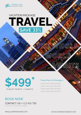 Bu şablon işinizi geliştirmek için etkili bir araç olabilir. Kendi içeriğiniz ve markanızla özelleştirebileceğiniz önceden tasarlanmış bir görsel. Profesyonelce görünen promosyon malzemelerini hızlı ve kolay bir şekilde yaratmanızı sağlar..